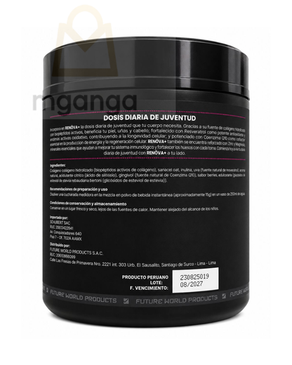 Colageno Hidrolizado Berries 315g Renova