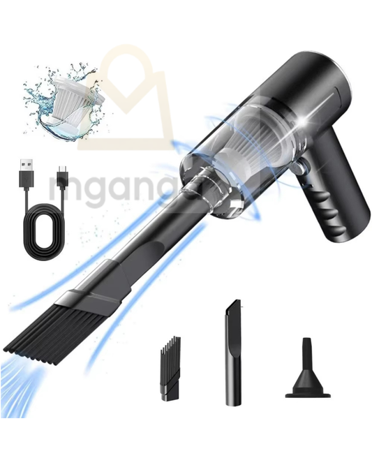 Aspiradora de Mano Inalámbrica 2 en 1 Recargable USB | Potente para Auto, Hogar y Oficina