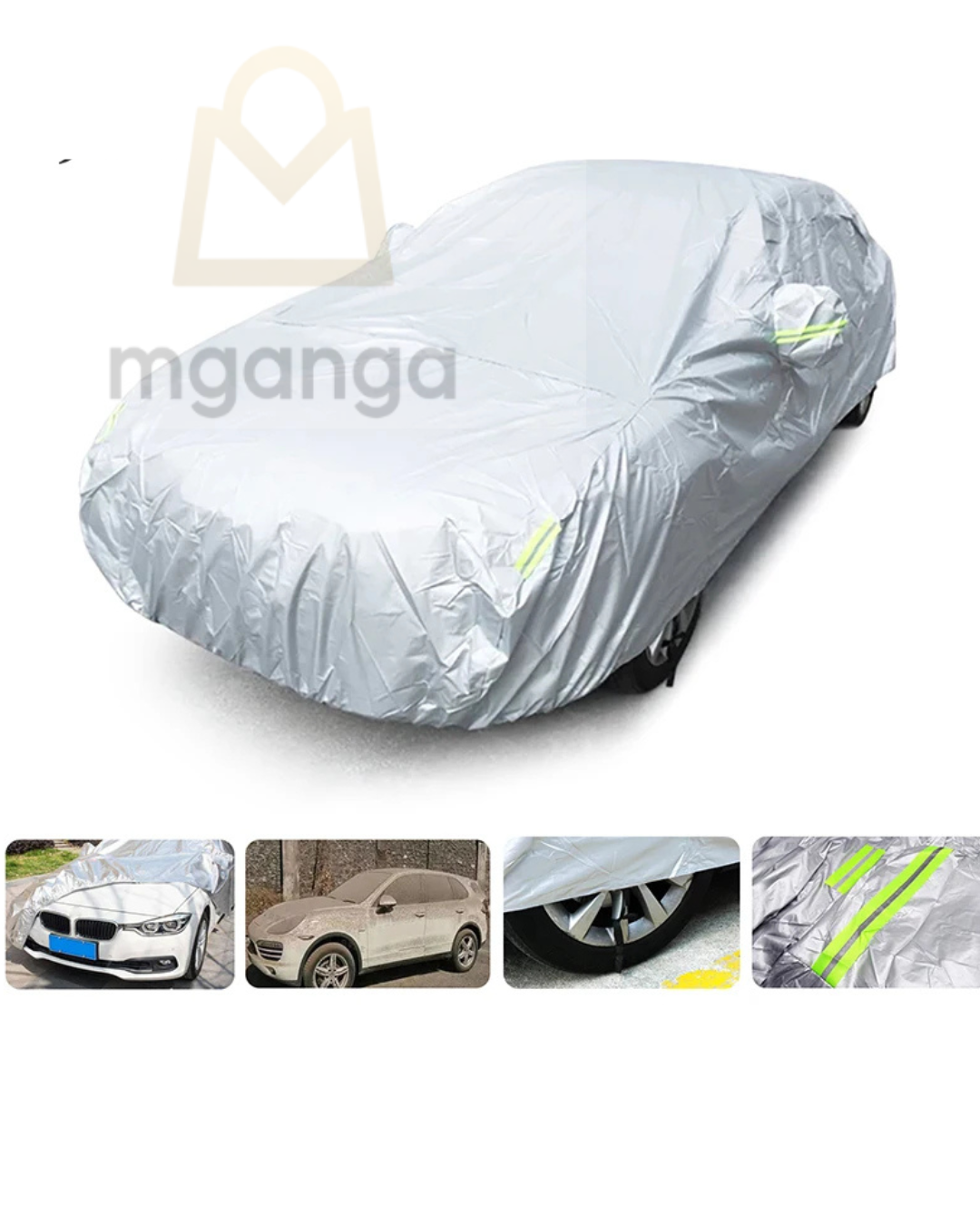 Funda Premium Impermeable para Auto | Protección Total Contra Sol, Lluvia y Polvo